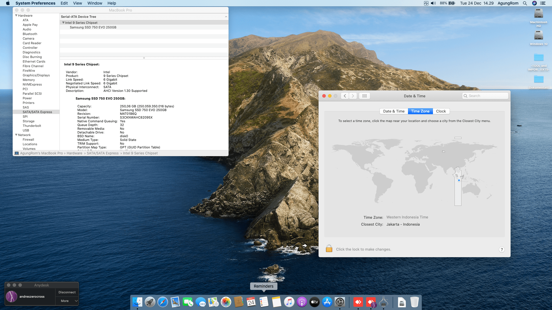 Lenovo Thinkpad X250 [Broadwell   Intel HD 5500] 5